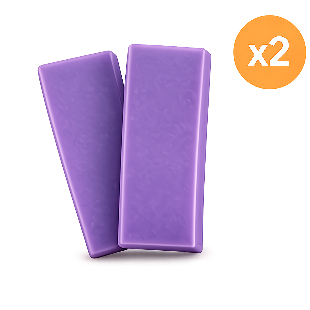 2x Hard Wax Blocks